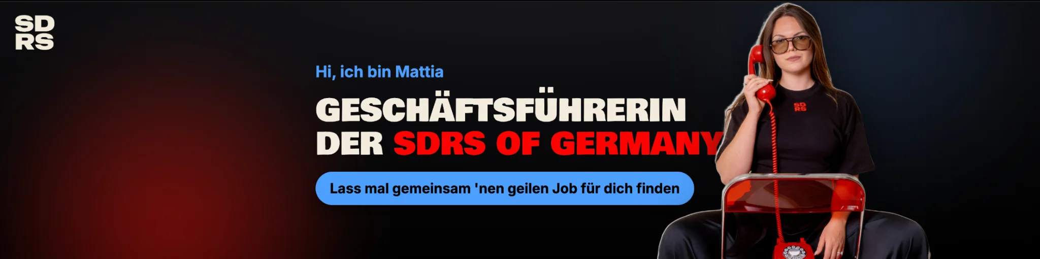Hi, ich bin Mattia — Geschaeftsfuehrerin der SDRs of Germany